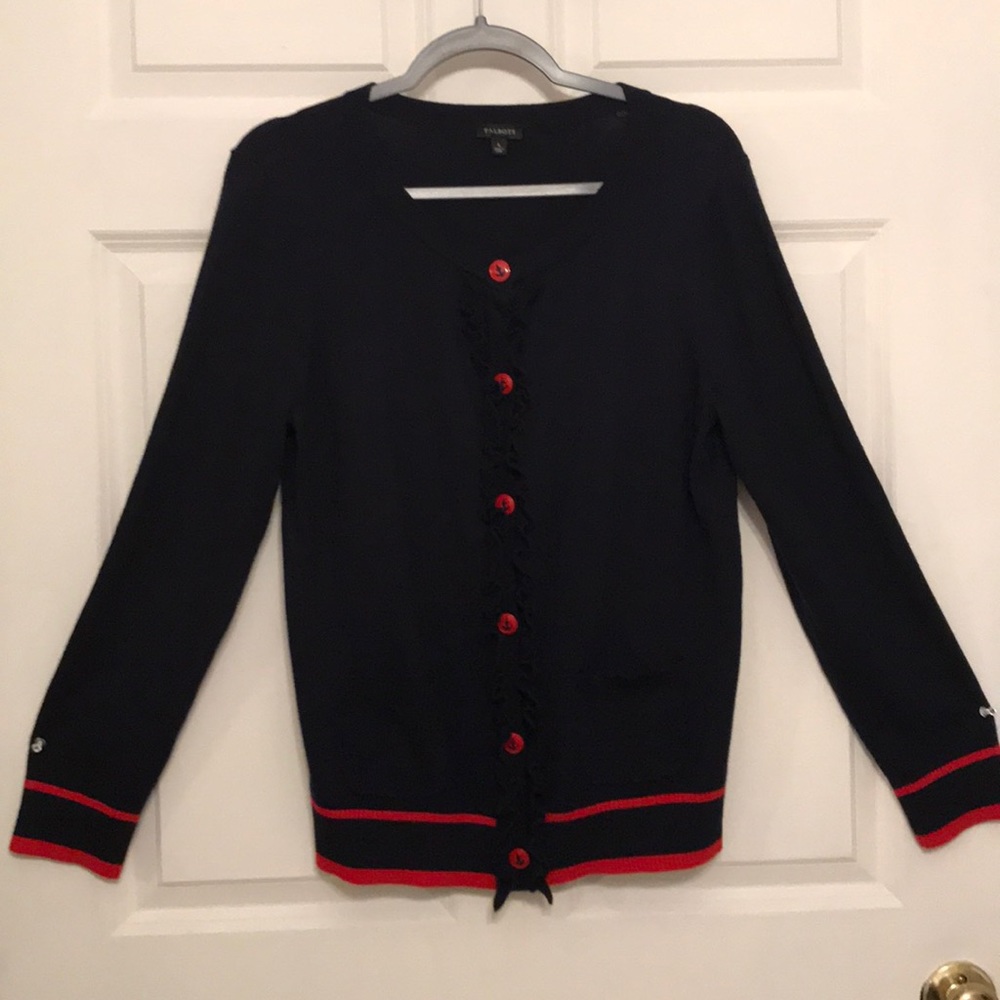 Talbots Jacket  Navy/Red  NWOT 🙂🙂